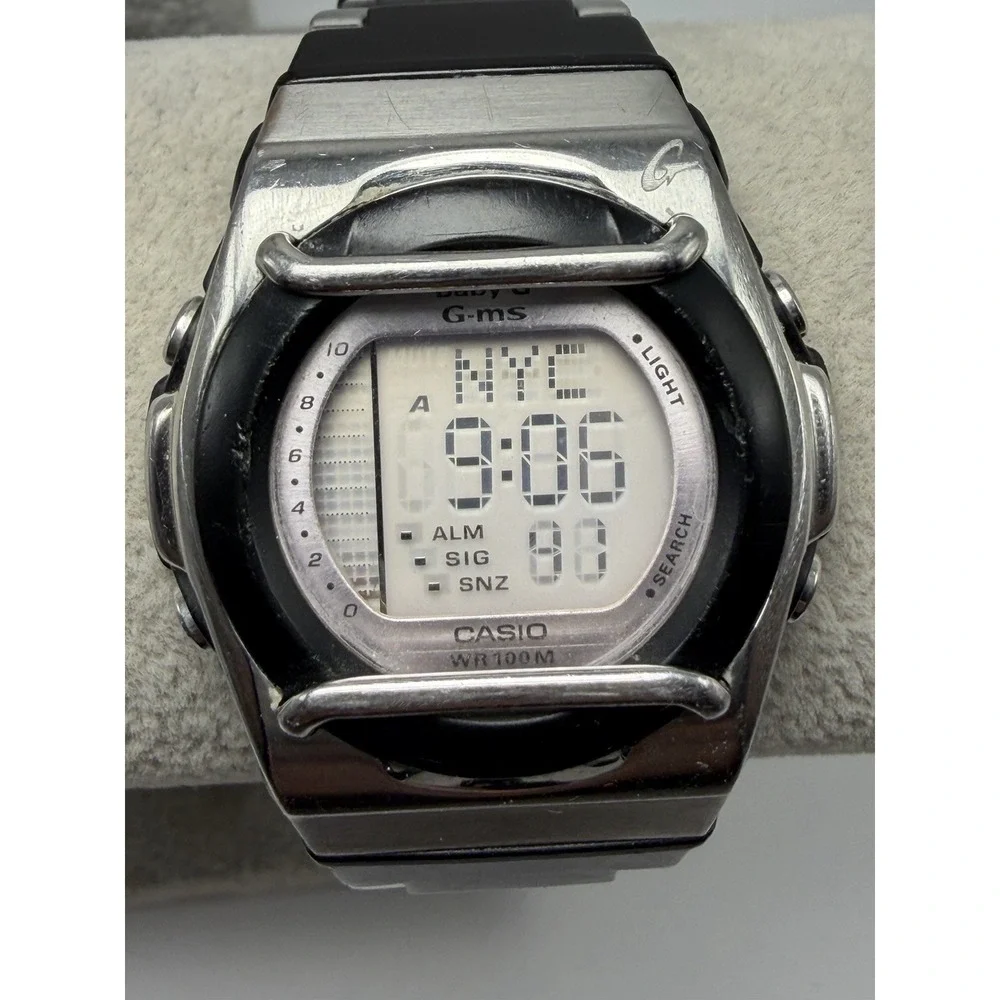 Casio Baby-G GMS MSG-161C‎ New Battery Ladies Watch 36MM 6